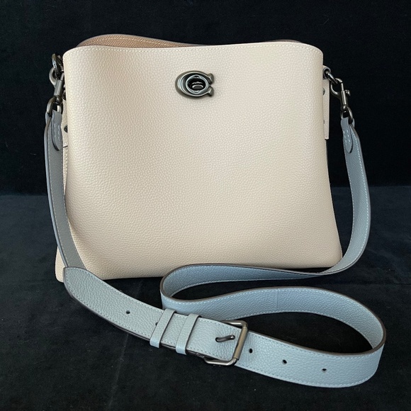 Coach purse, tan color, medium size